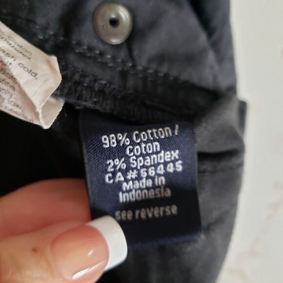 J Crew Jeans Womens 32R Matchstick Black Straight Leg Stretch Dark Wash Denim - Picture 7 of 9